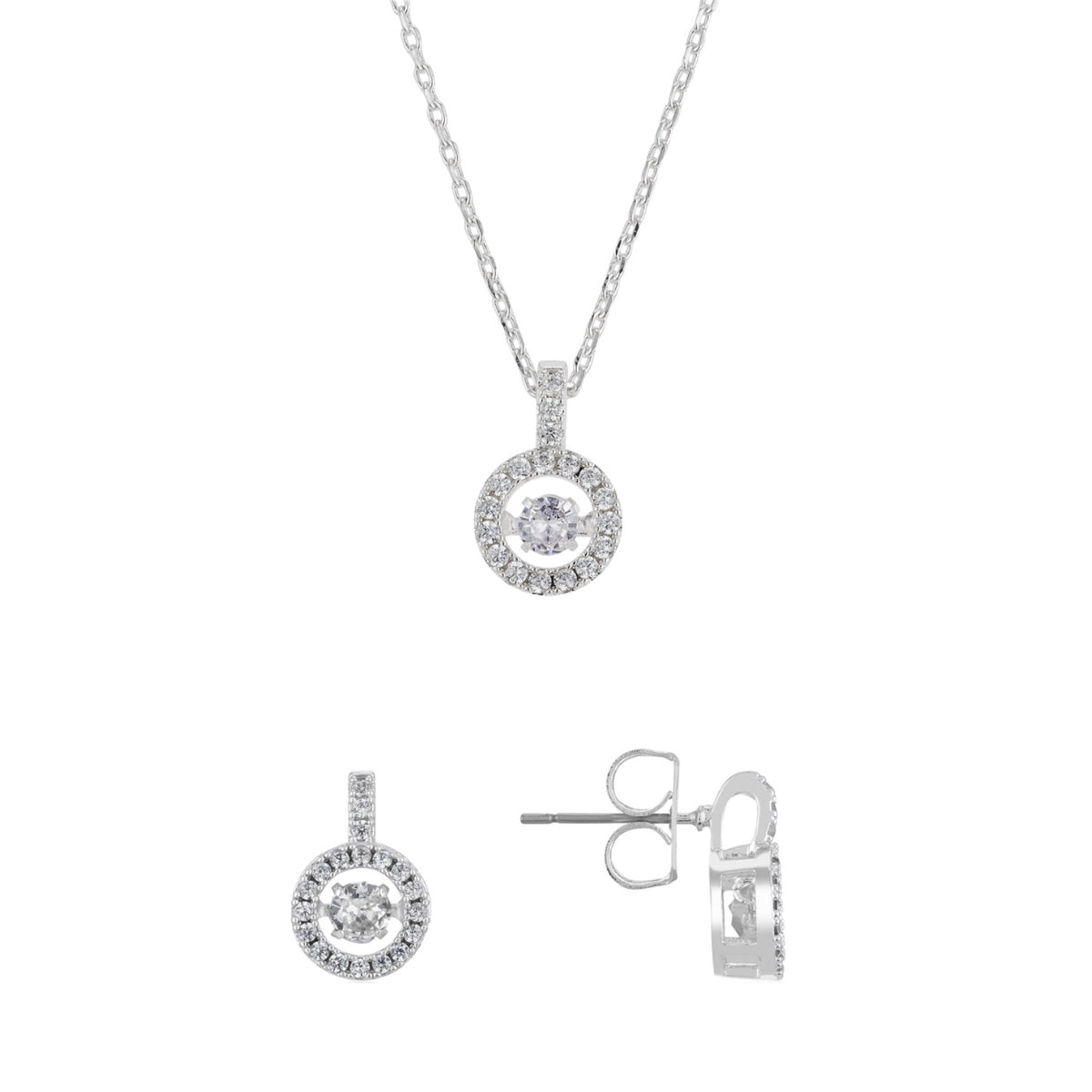 Silver Sparkle Boarder Halo Gift Set