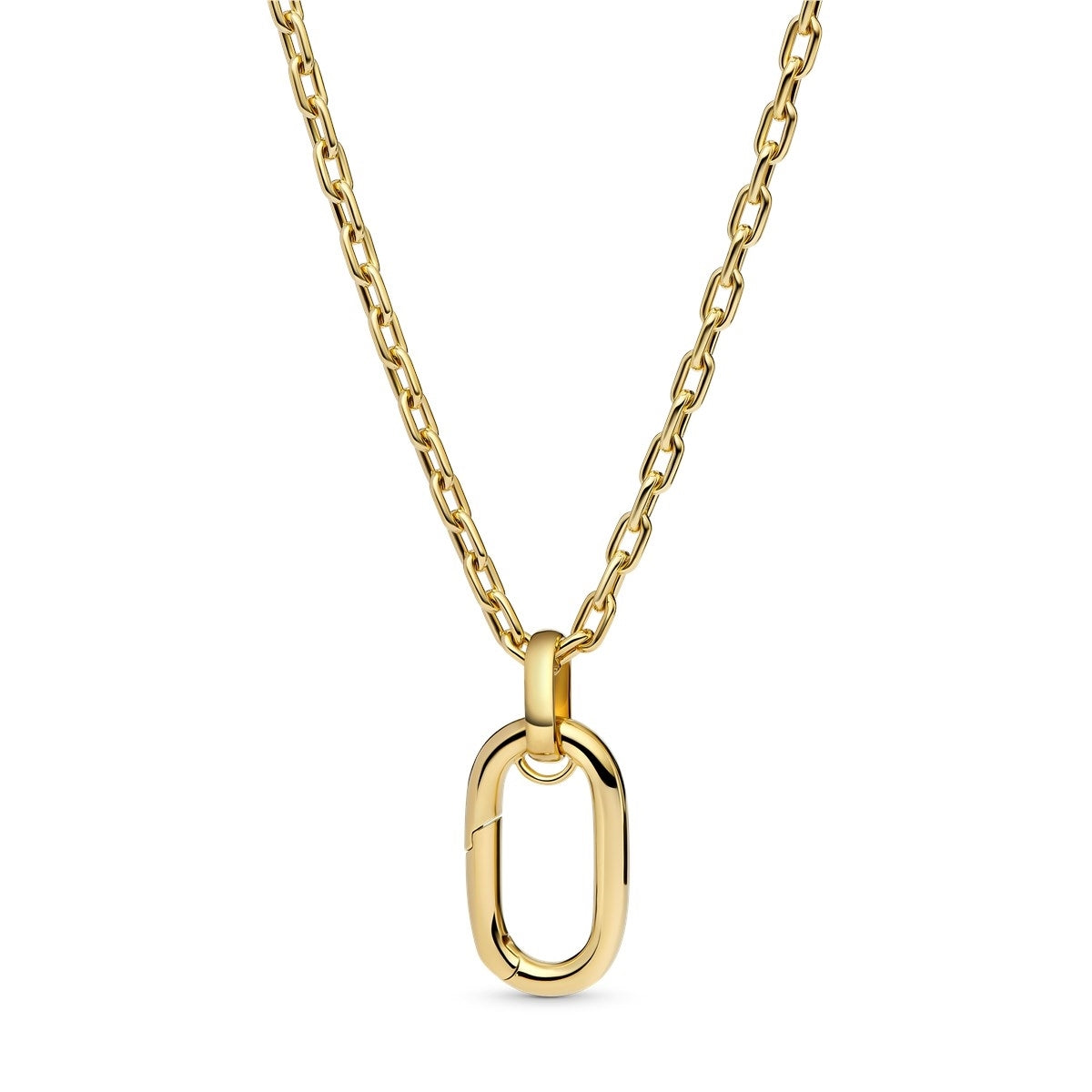 Pandora Gold Swallow Medallion Link Necklace Set
