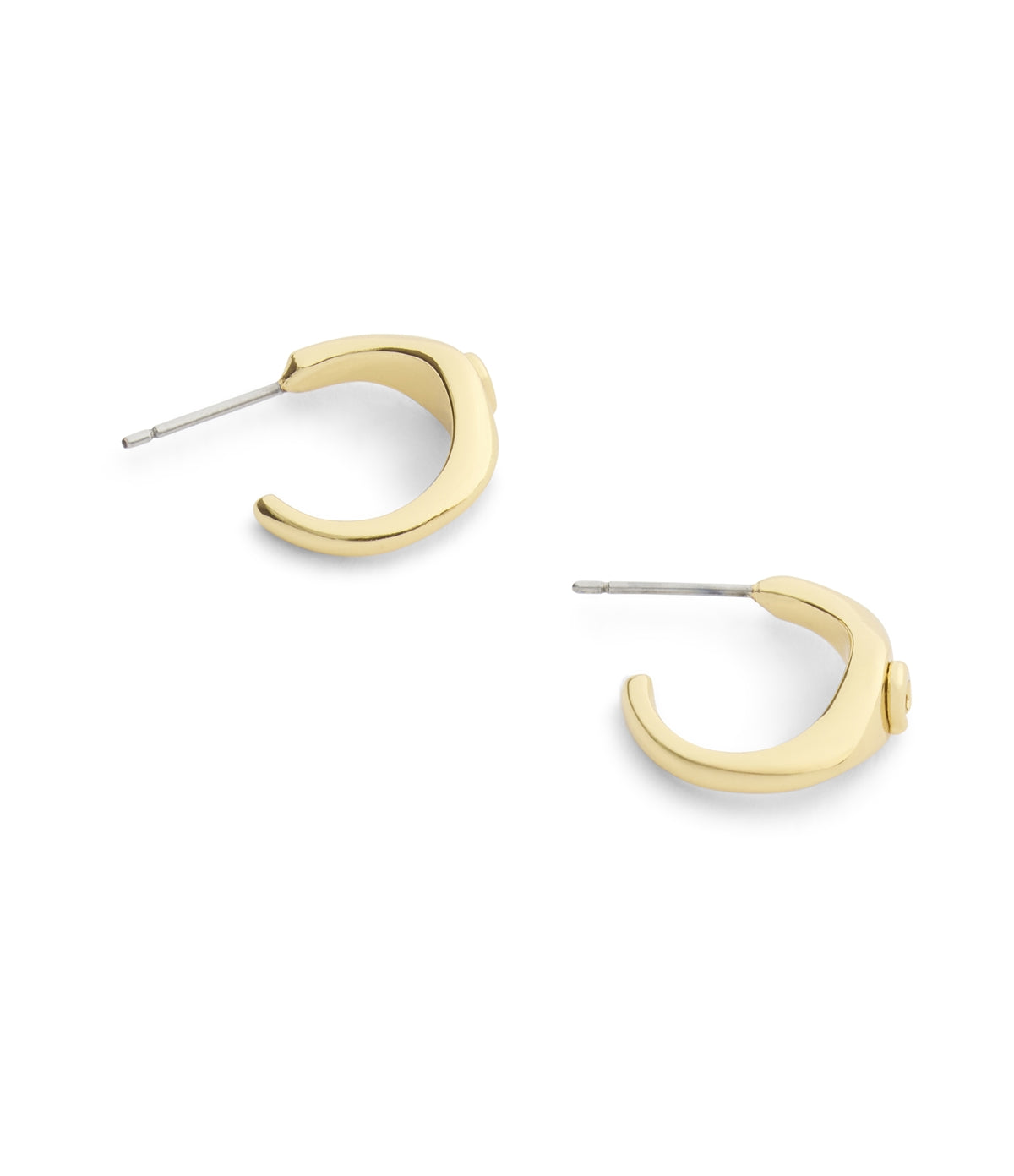 Coach Gold Signet Huggies