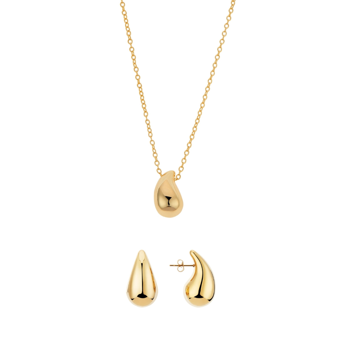 Gold Teardrop Gift Set