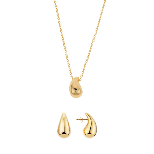 Gold Teardrop Gift Set