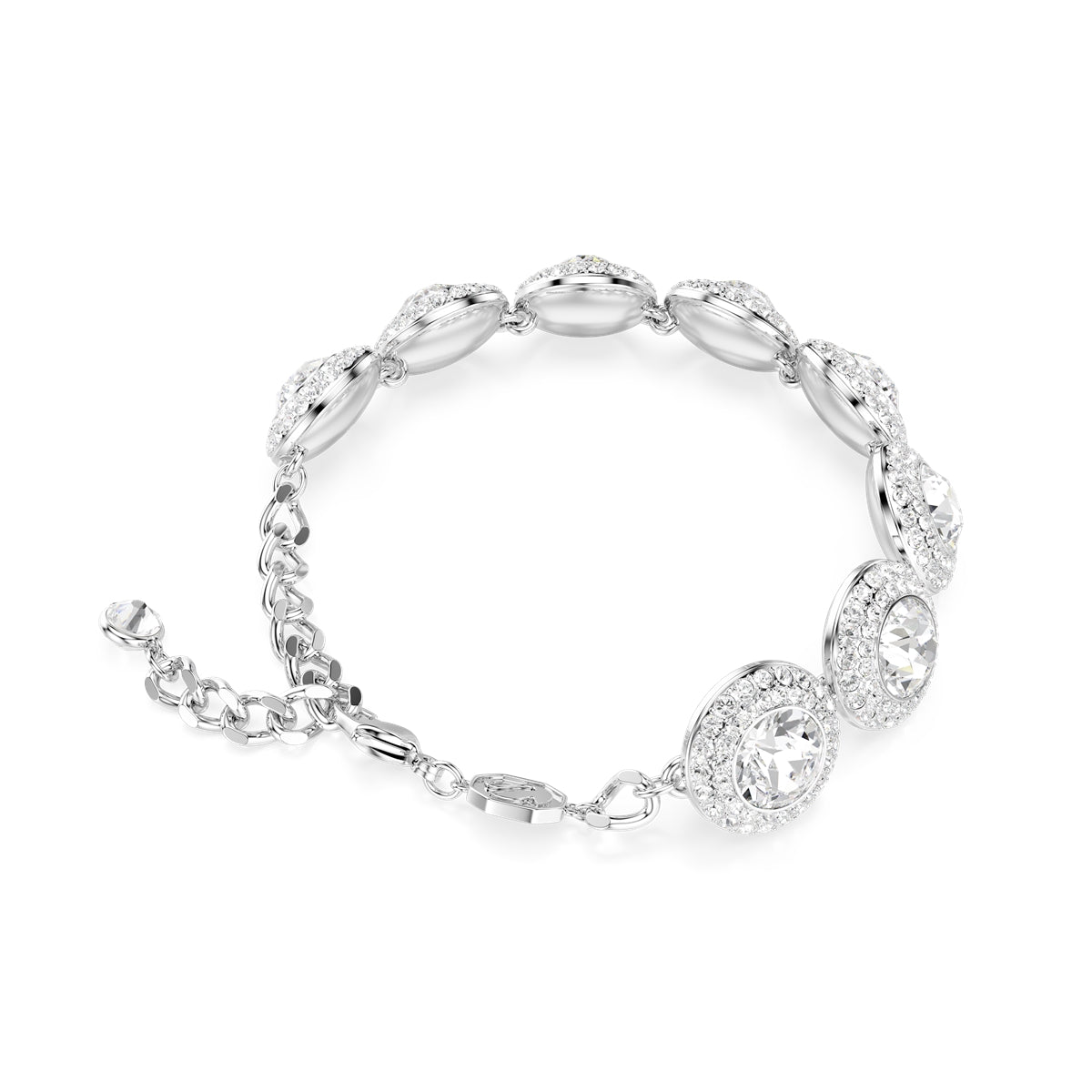 Swarovski Silver Una Angelic White Rhodium Plated Bracelet