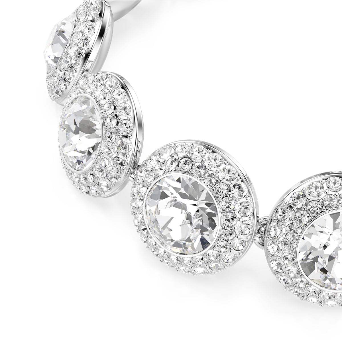 Swarovski Silver Una Angelic White Rhodium Plated Bracelet