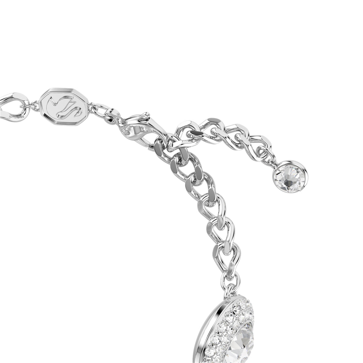 Swarovski Silver Una Angelic White Rhodium Plated Bracelet