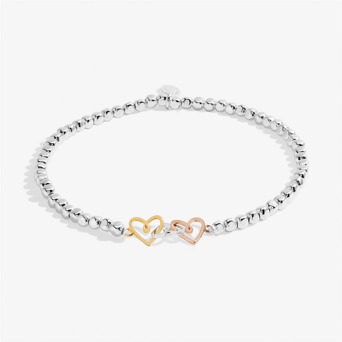 Joma 3 Tone Interlocked Happy Ever After Bracelet