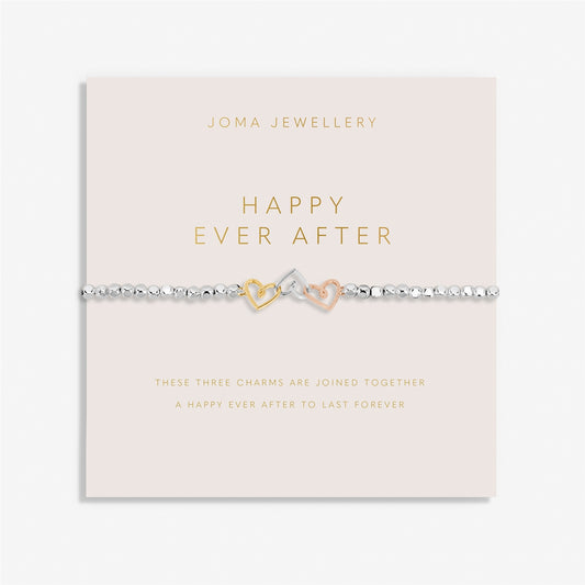 Joma 3 Tone Interlocked Happy Ever After Bracelet