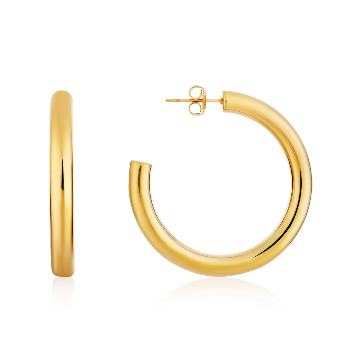 Over & Over Gold XL Hoop Earrings