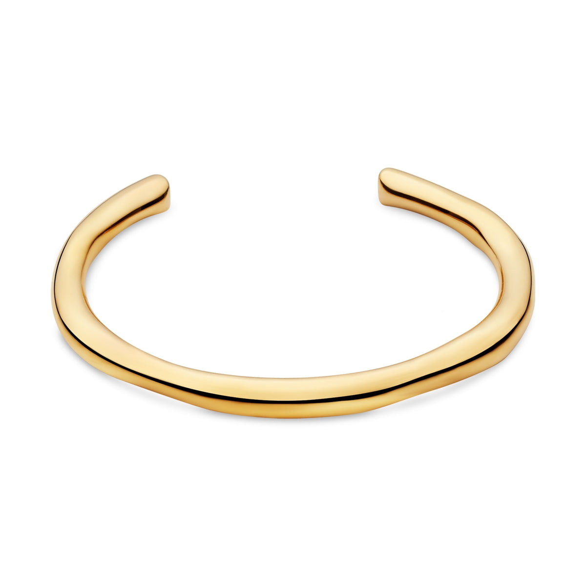 Over & Over Gold Organic Open Bangle