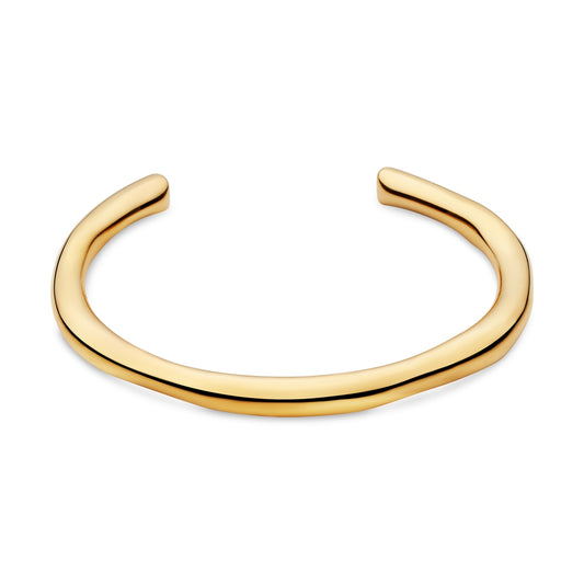 Over & Over Gold Organic Open Bangle