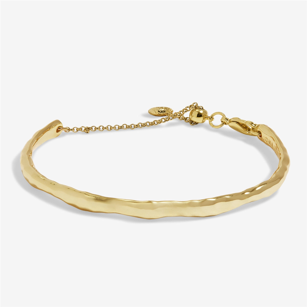 Joma Gold Style Hammered Bangle