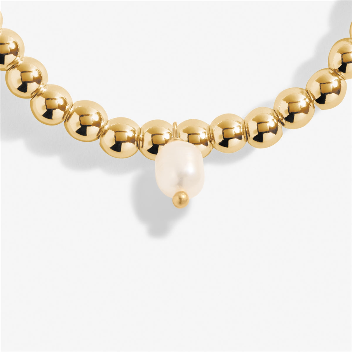 Joma Gold Style 3 Pearl Stretch Anklet