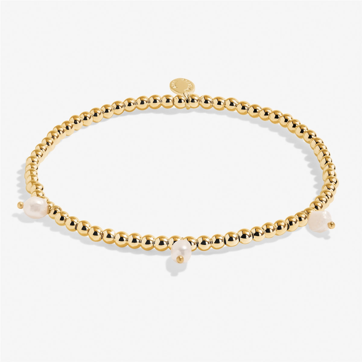 Joma Gold Style 3 Pearl Stretch Anklet