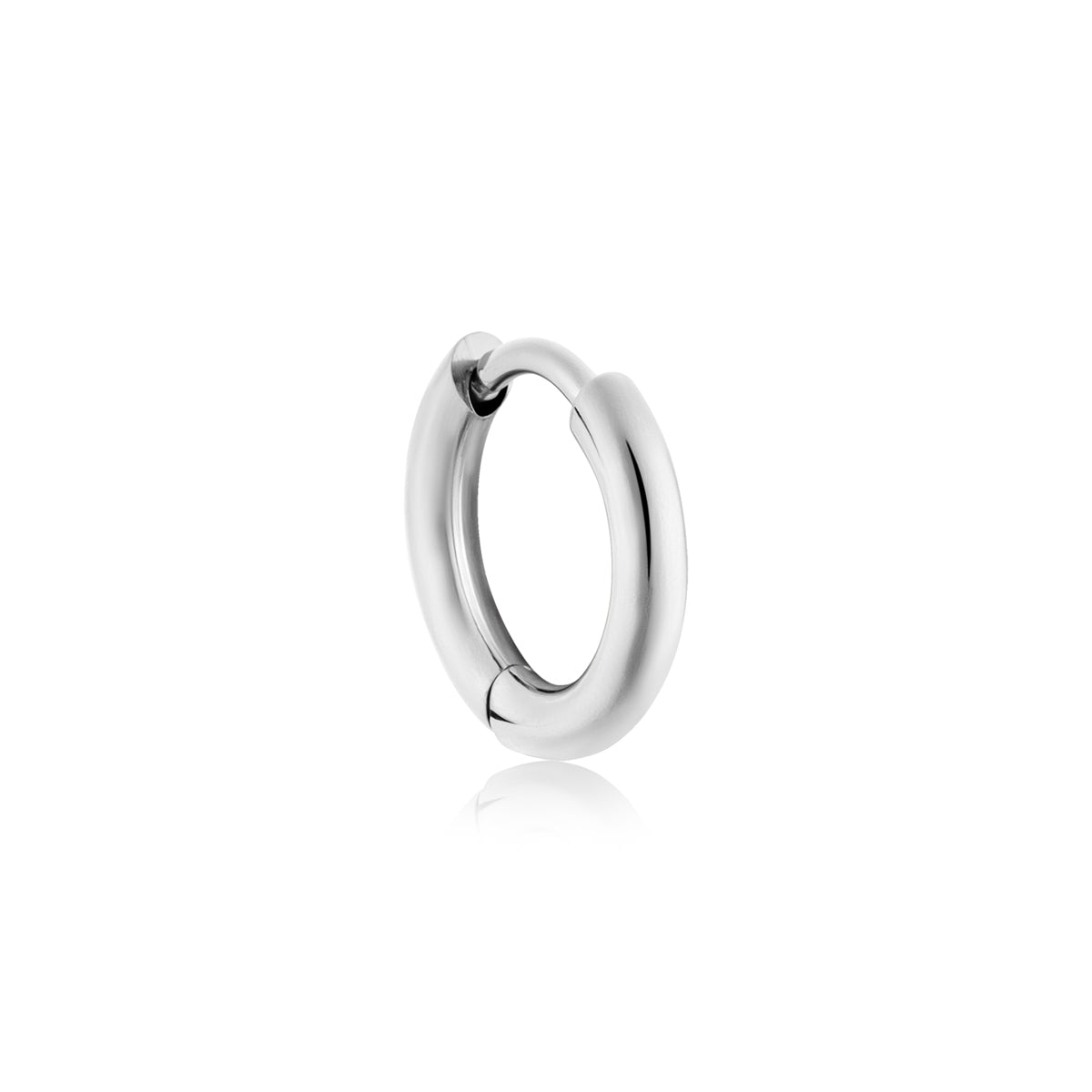 Over & Over Silver Plain 3 Hoop Earring Set