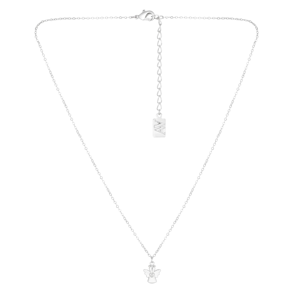 August Woods Silver Kids Angel Necklace