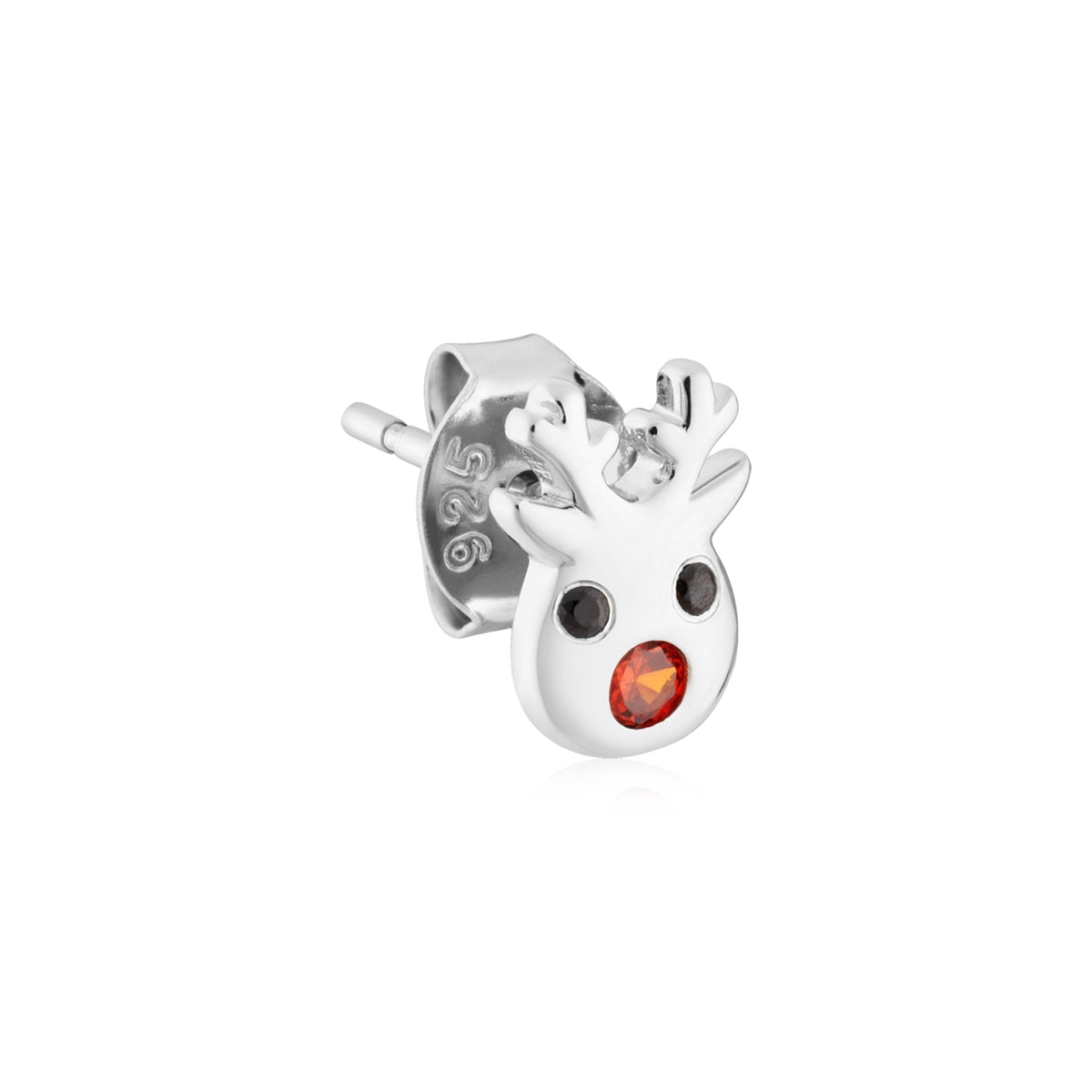 Argento Silver Rudolph Stud Earrings