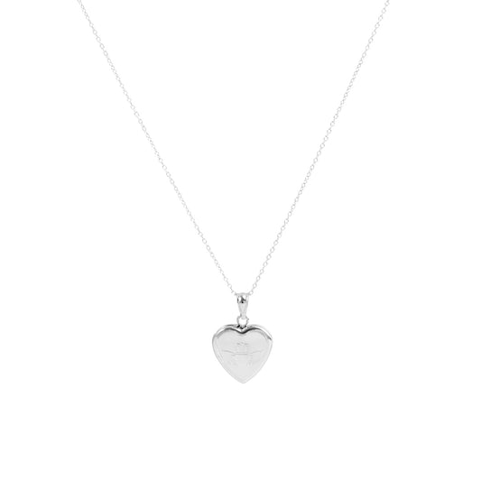 Argento Silver Claddagh Locket Necklace