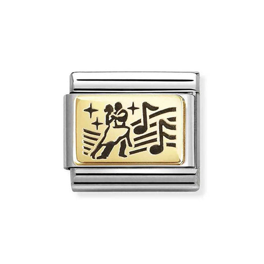 Nomination Gold Dancing Couple Charm