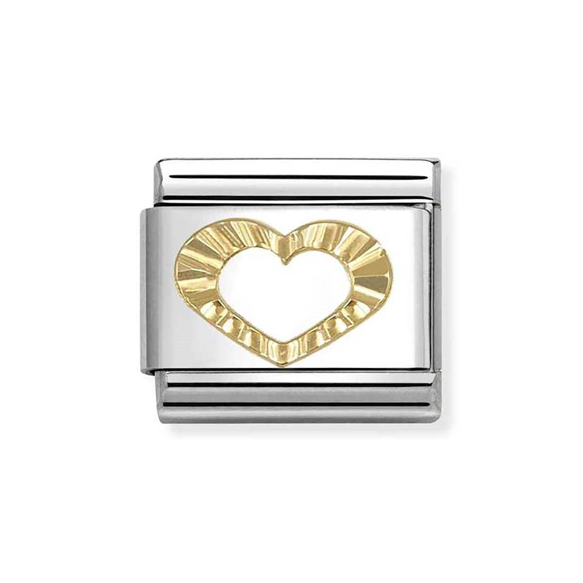 Nomination Gold Diamond Heart Charm
