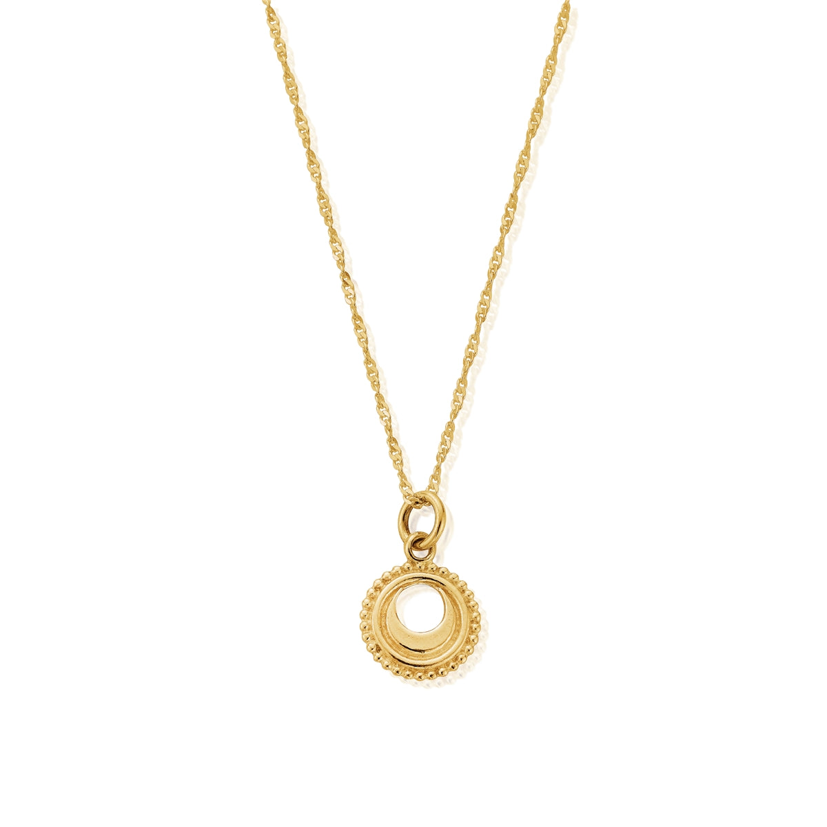 ChloBo Gold Twist Chain Sacral Chakra Necklace