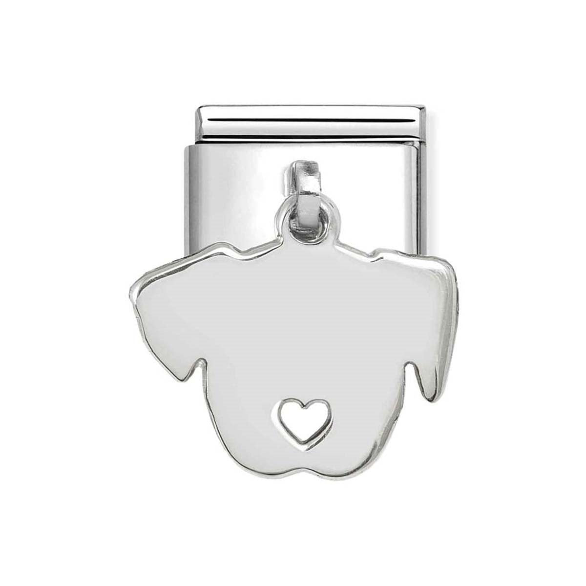 Nomination Silver Dog Pendant Charm