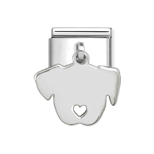 Nomination Silver Dog Pendant Charm