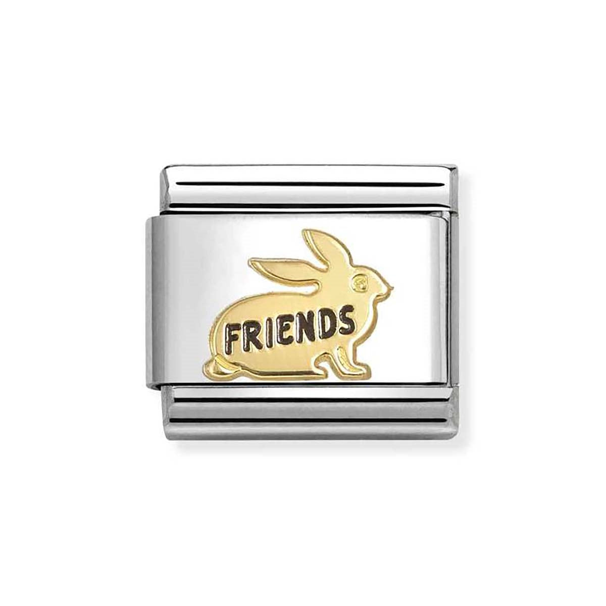 Nomination Gold Friends Rabbit Charm