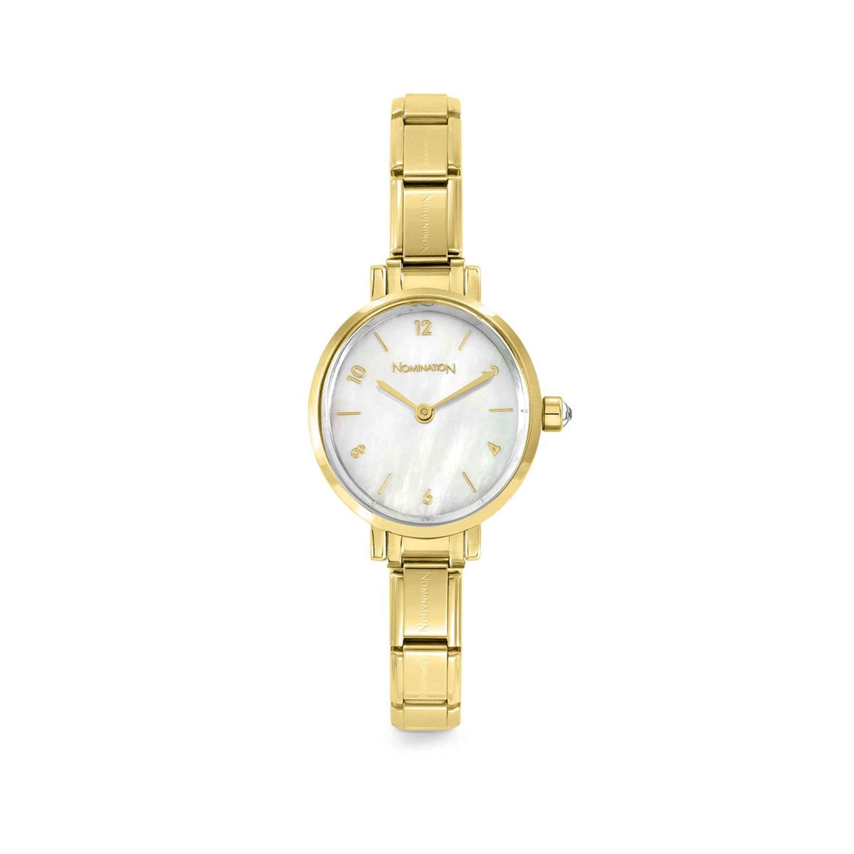 Nomination Gold Paris Mother of Pearl Gold Numeral Watch