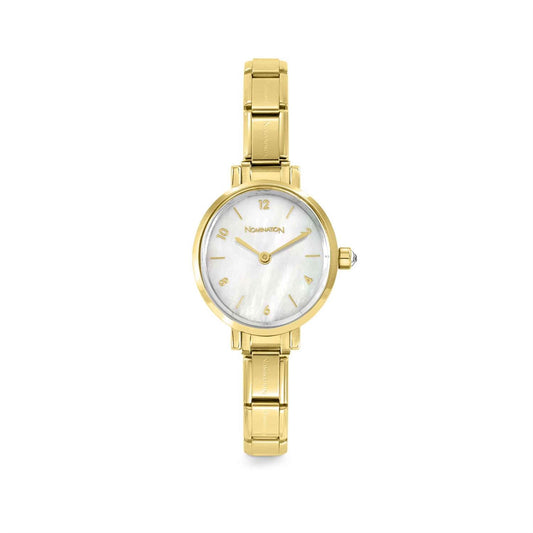 Nomination Gold Paris Mother of Pearl Gold Numeral Watch