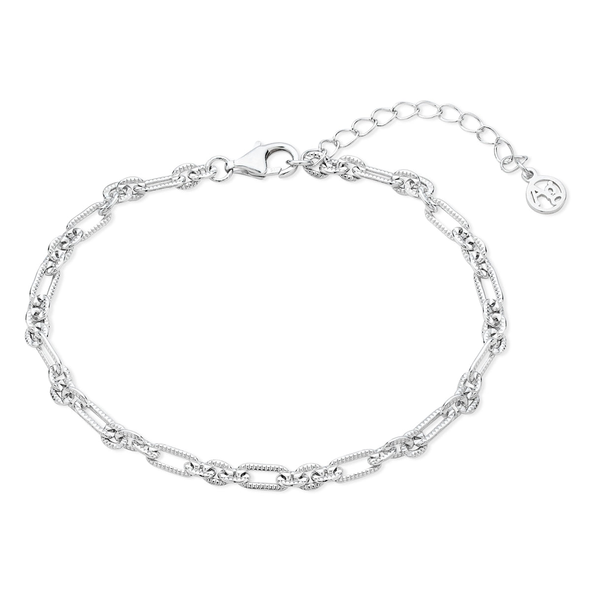 Argento Silver Ridge Chain Bracelet