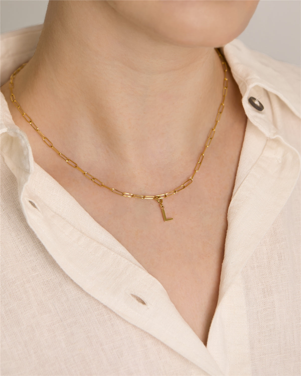 Over & Over Gold 14k Plated Initial Charm