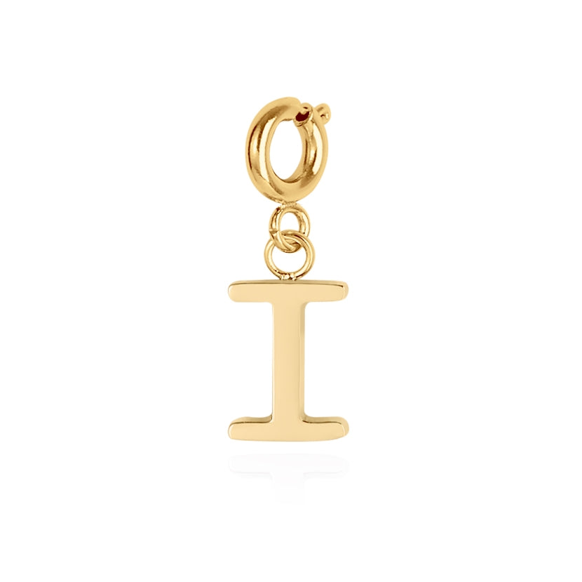 Over & Over Gold 14k Plated Initial Charm