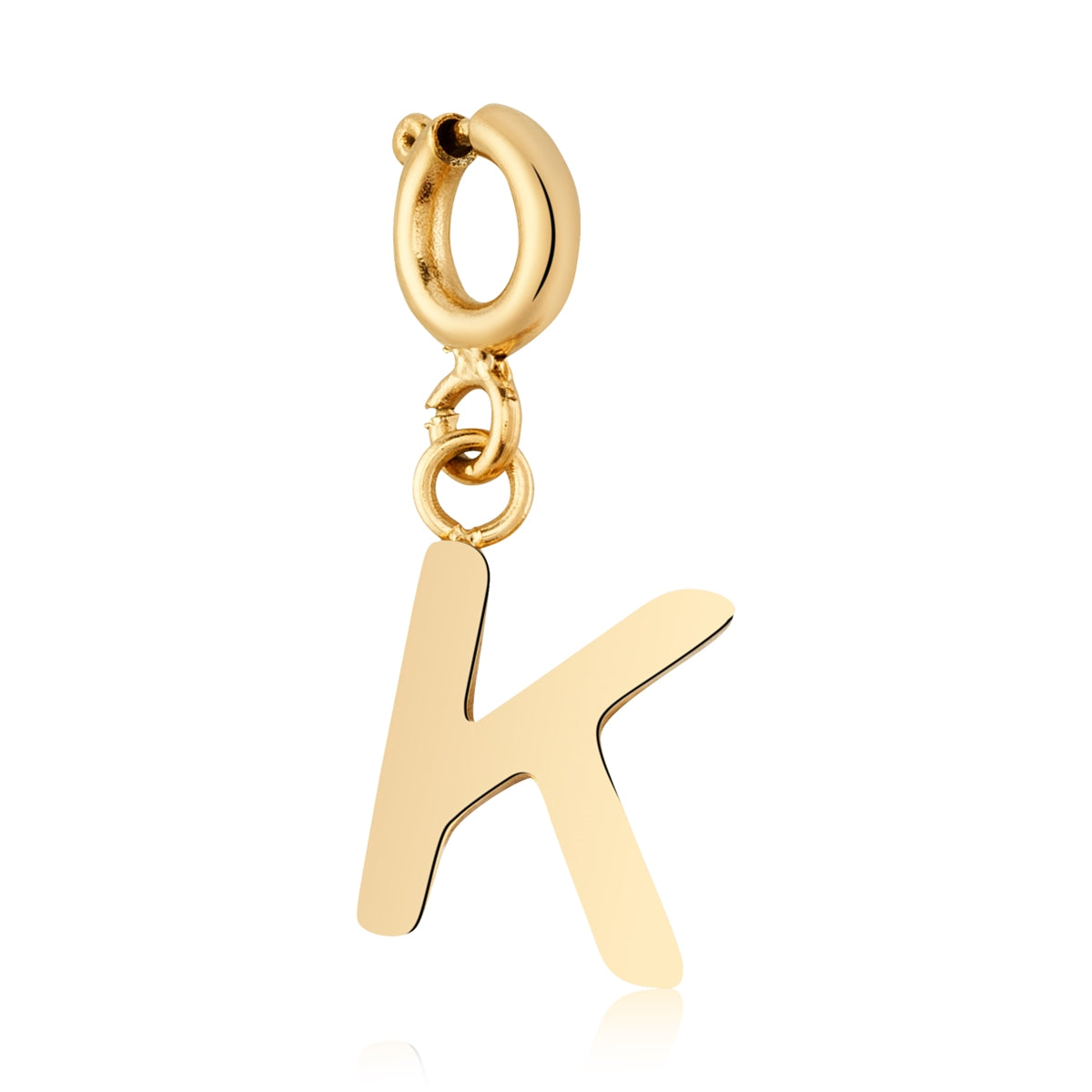 Over & Over Gold 14k Plated Initial Charm