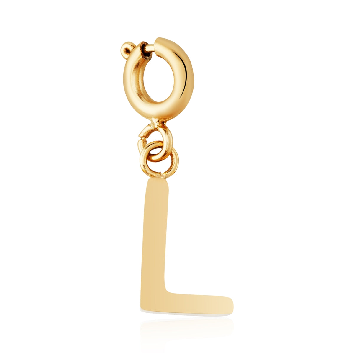 Over & Over Gold 14k Plated Initial Charm