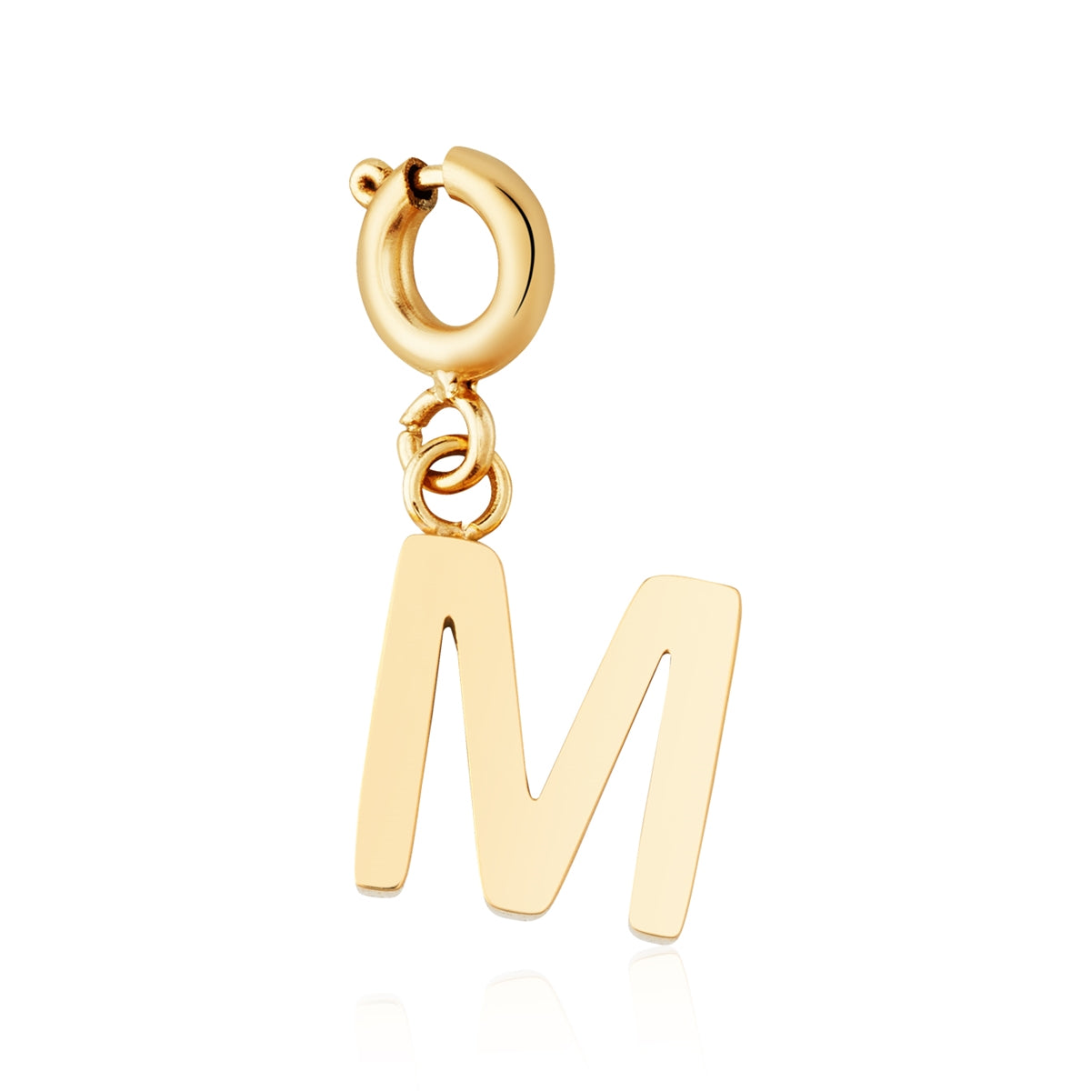 Over & Over Gold 14k Plated Initial Charm