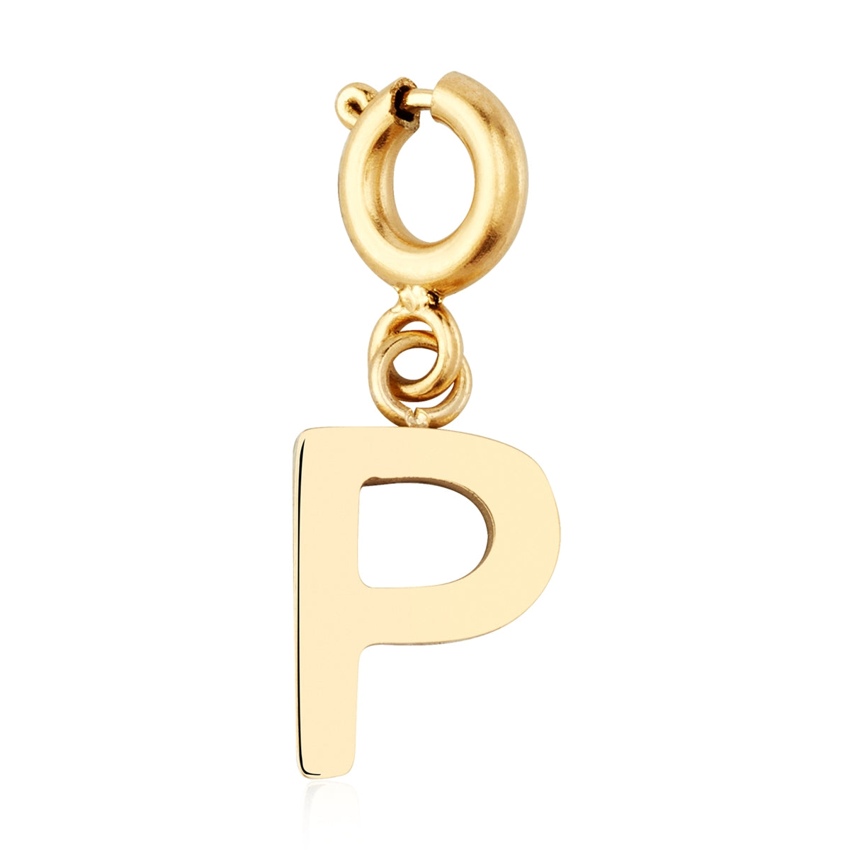 Over & Over Gold 14k Plated Initial Charm