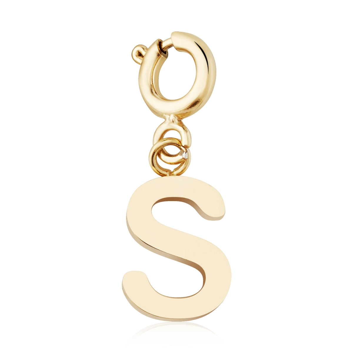 Over & Over Gold 14k Plated Initial Charm