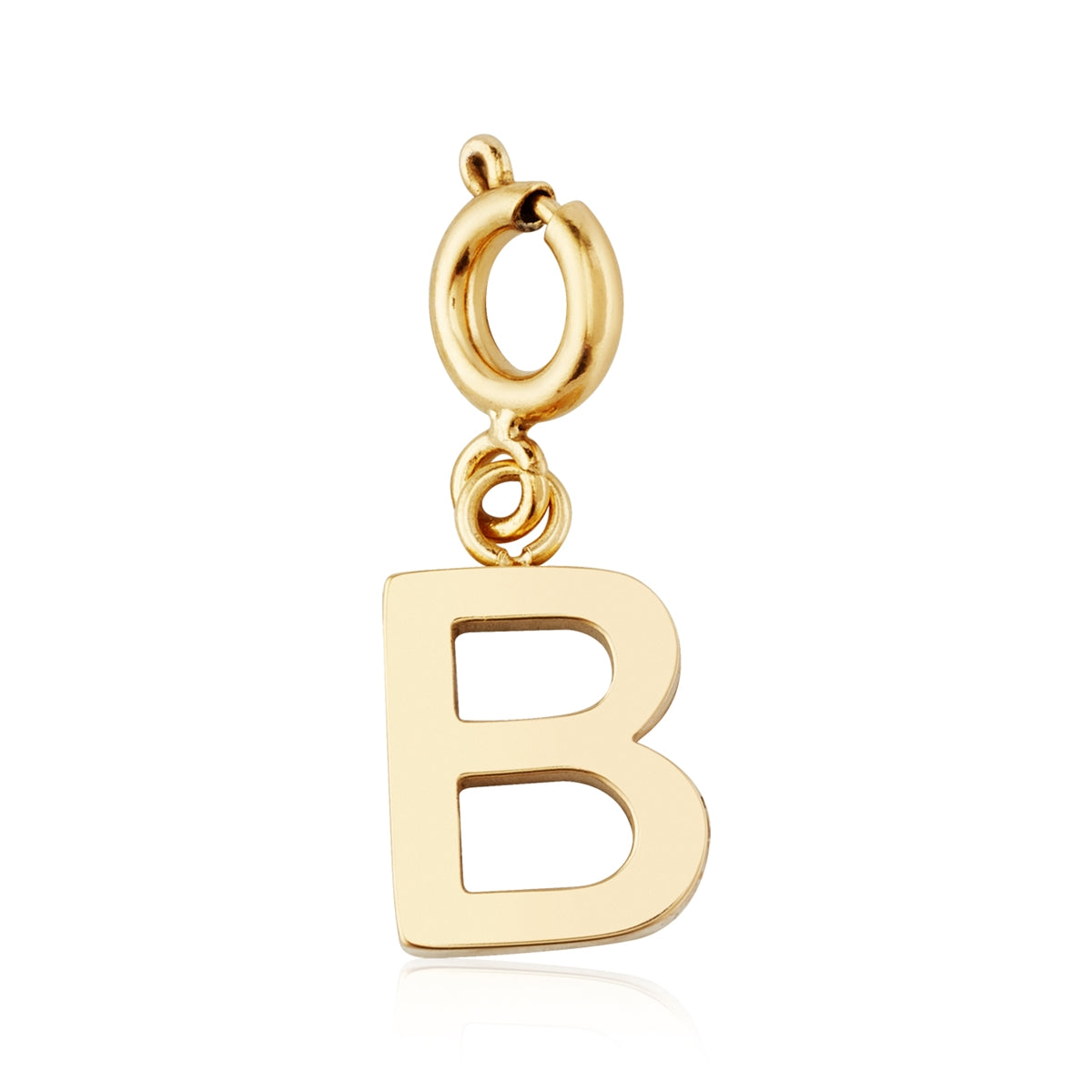 Over & Over Gold 14k Plated Initial Charm