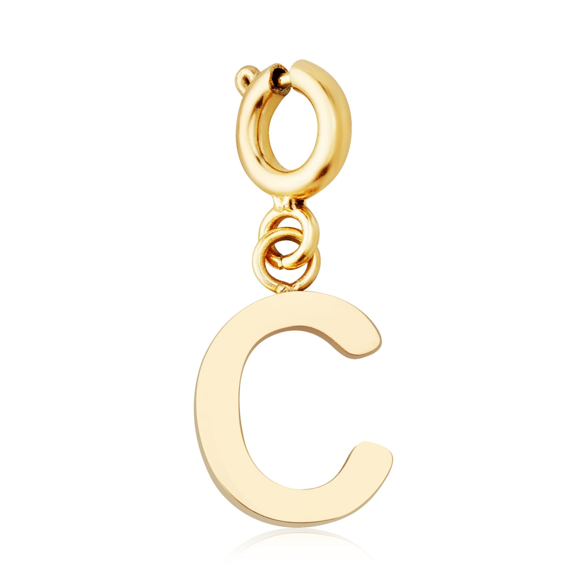 Over & Over Gold 14k Plated Initial Charm