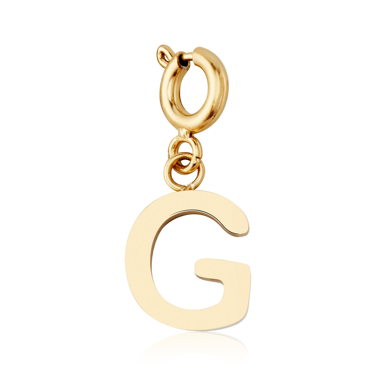 Over & Over Gold 14k Plated Initial Charm