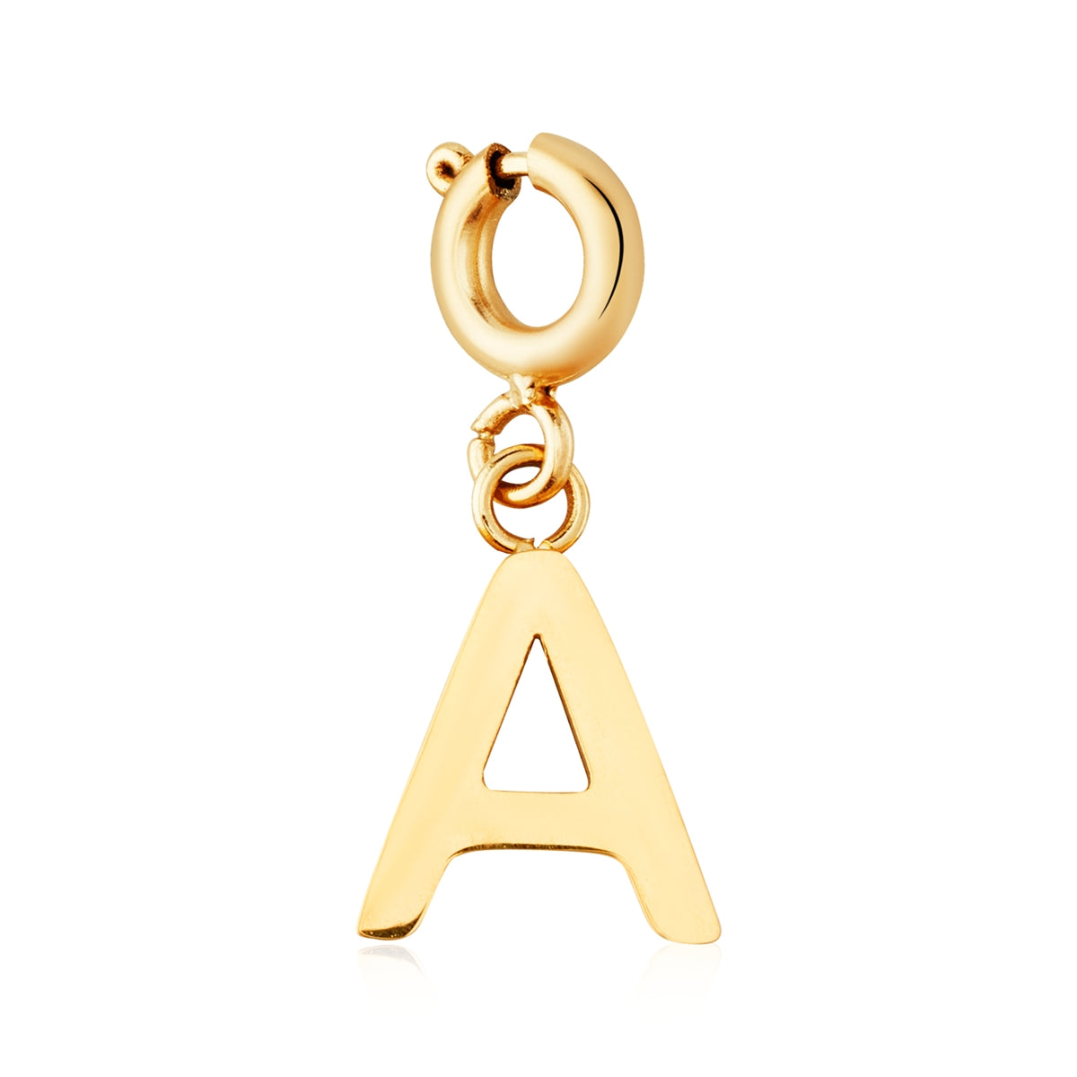 Over & Over Gold 14k Plated Initial Charm