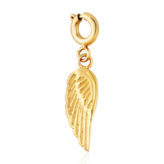 Over & Over Gold 14k Plated Wing Charm