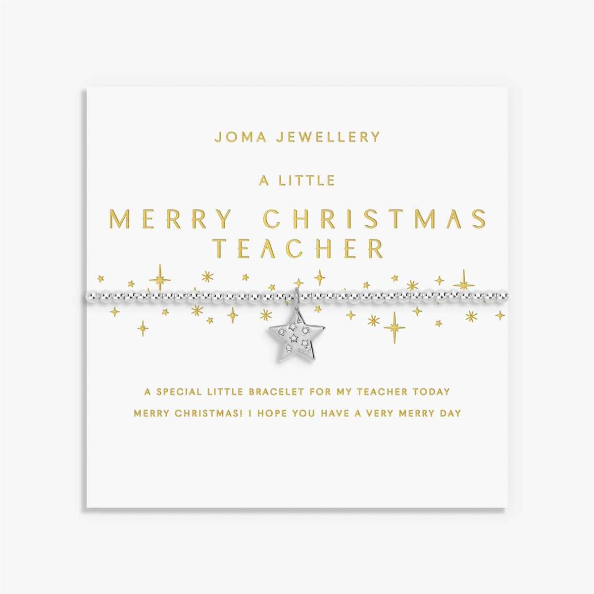 Joma A Little Merry Christmas Teacher Bracelet
