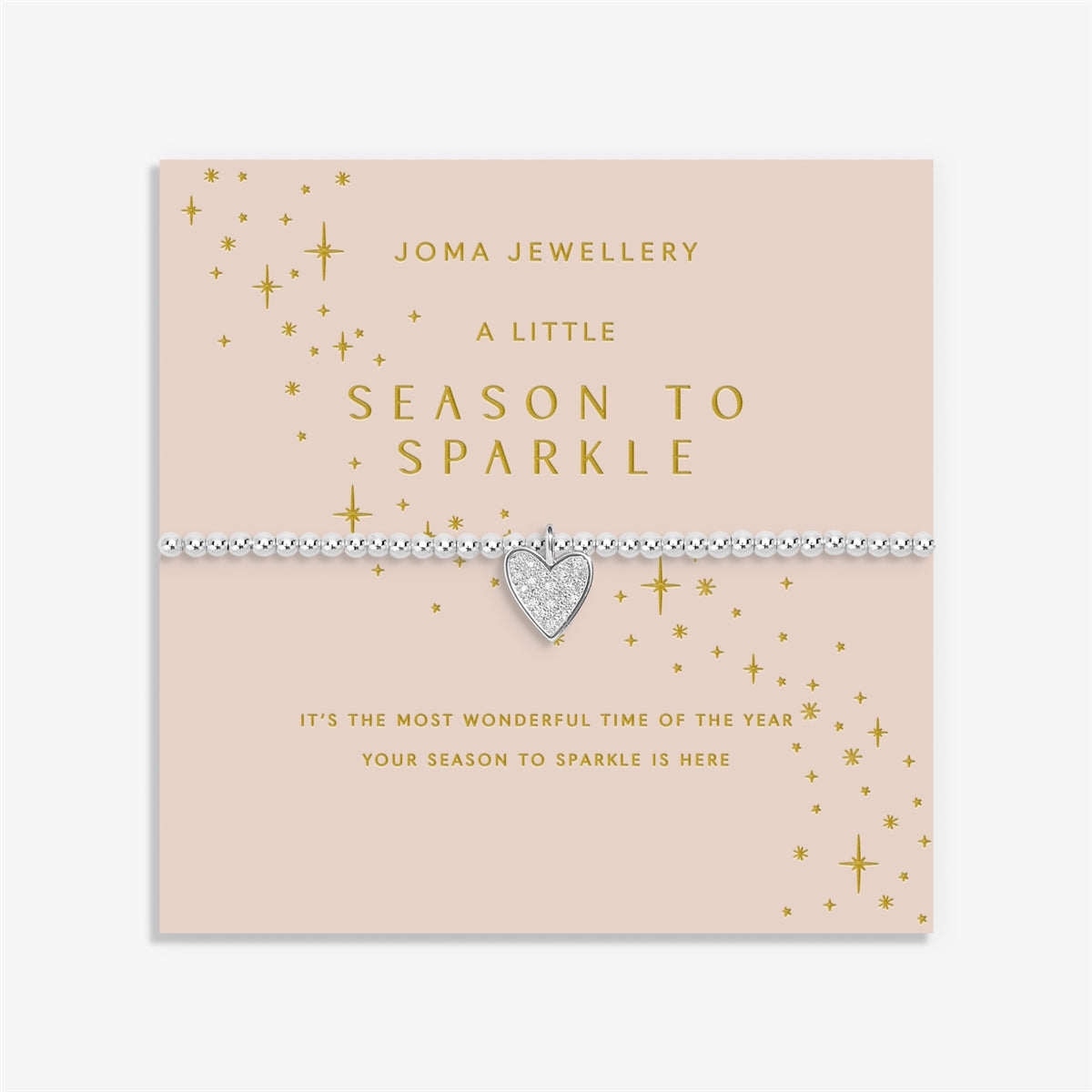 Joma A Little Season To Sparkle Heart Bracelet
