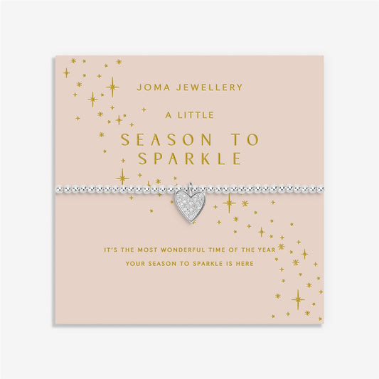 Joma A Little Season To Sparkle Heart Bracelet
