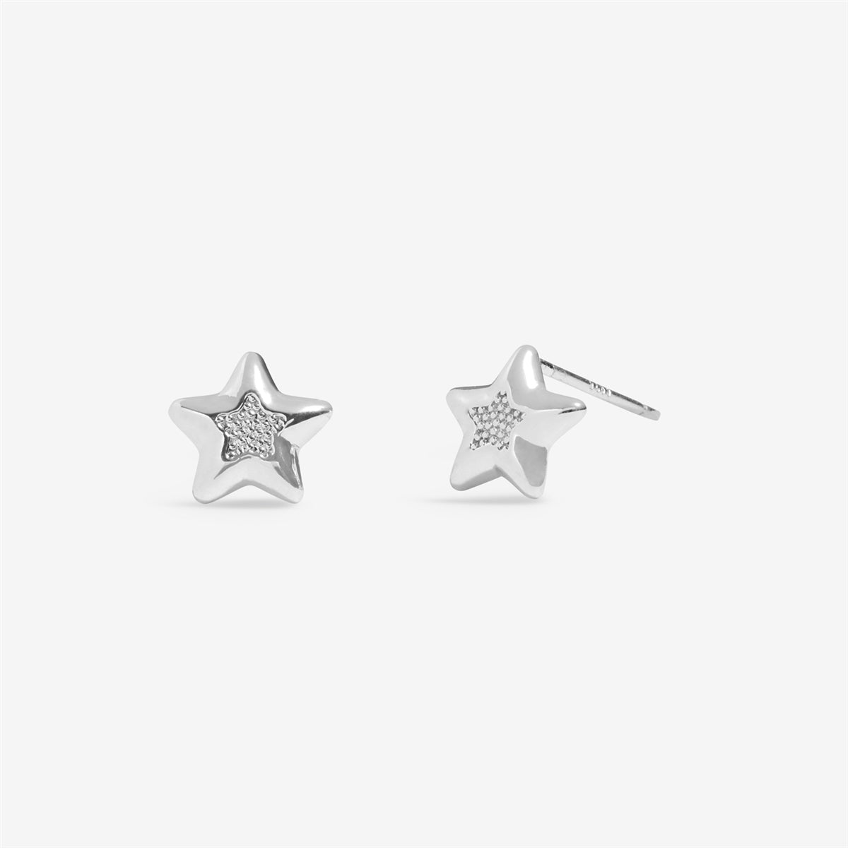 Joma Boxed Bauble Merry Christmas Star Studs