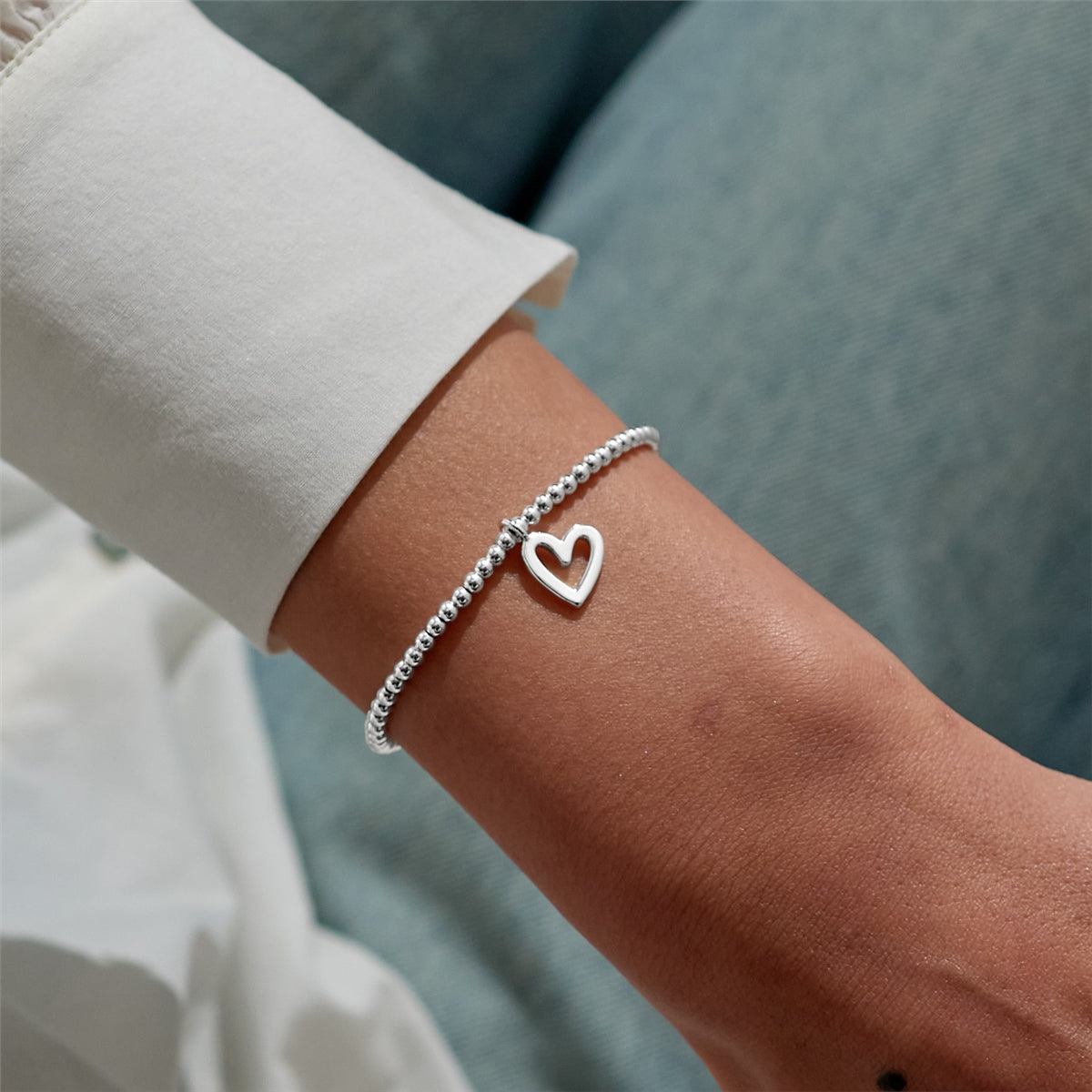 Joma Boxed Christmas Cracker Heart Bracelet