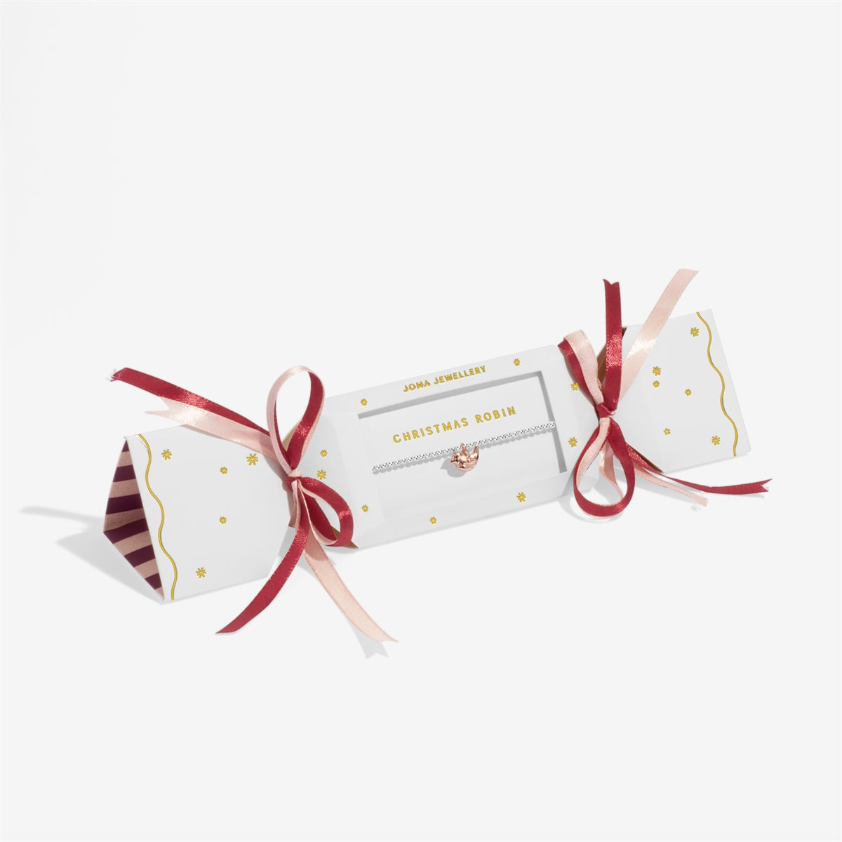 Joma Boxed Christmas Cracker Robin Bracelet