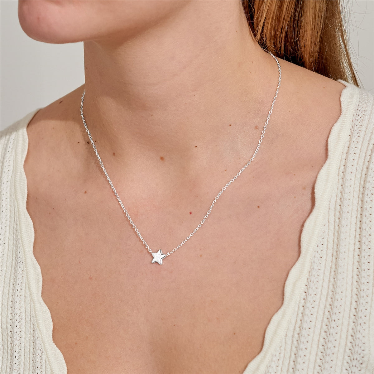 Joma Boxed Christmas Cracker Star Necklace