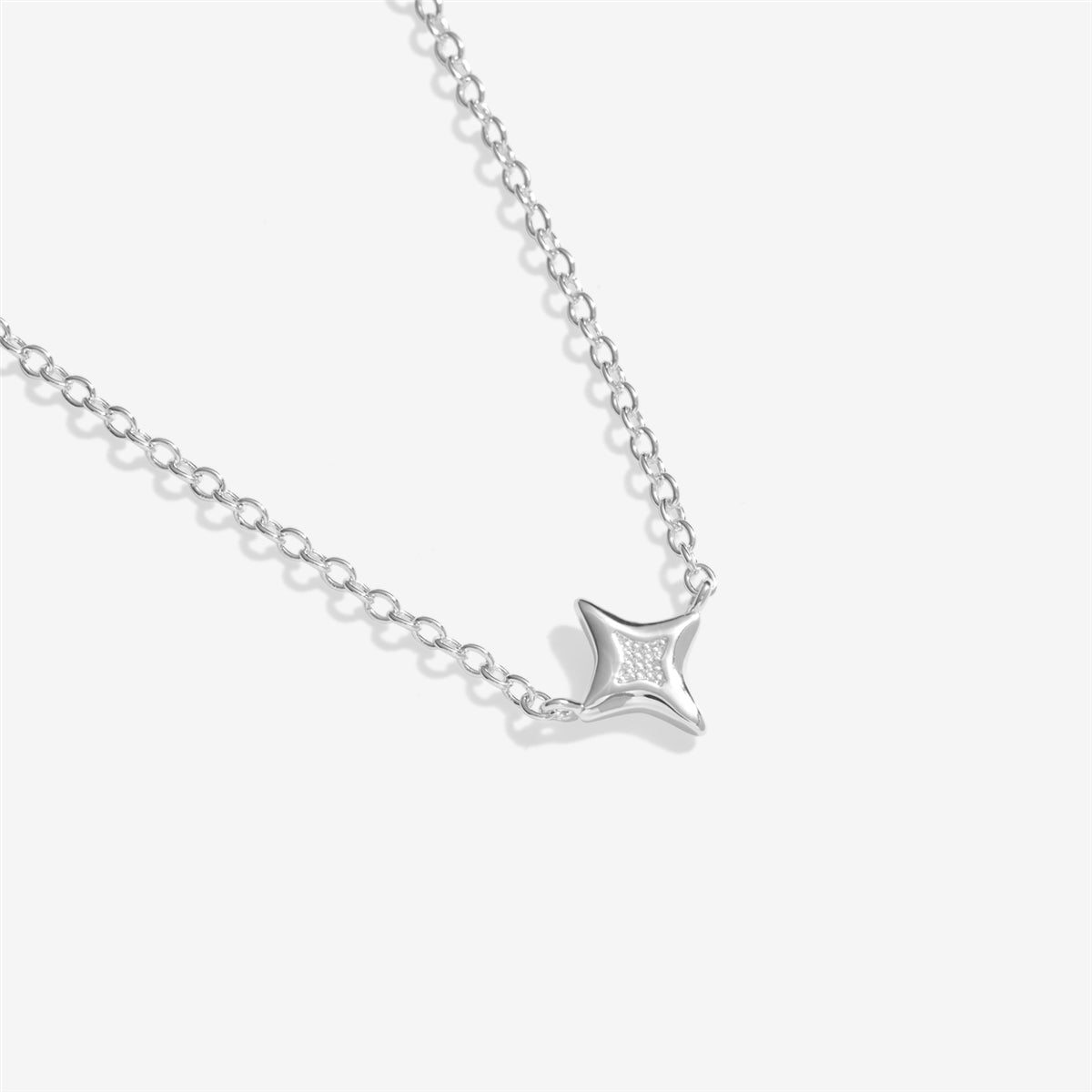 Joma Boxed Christmas Cracker Wishes Star Necklace