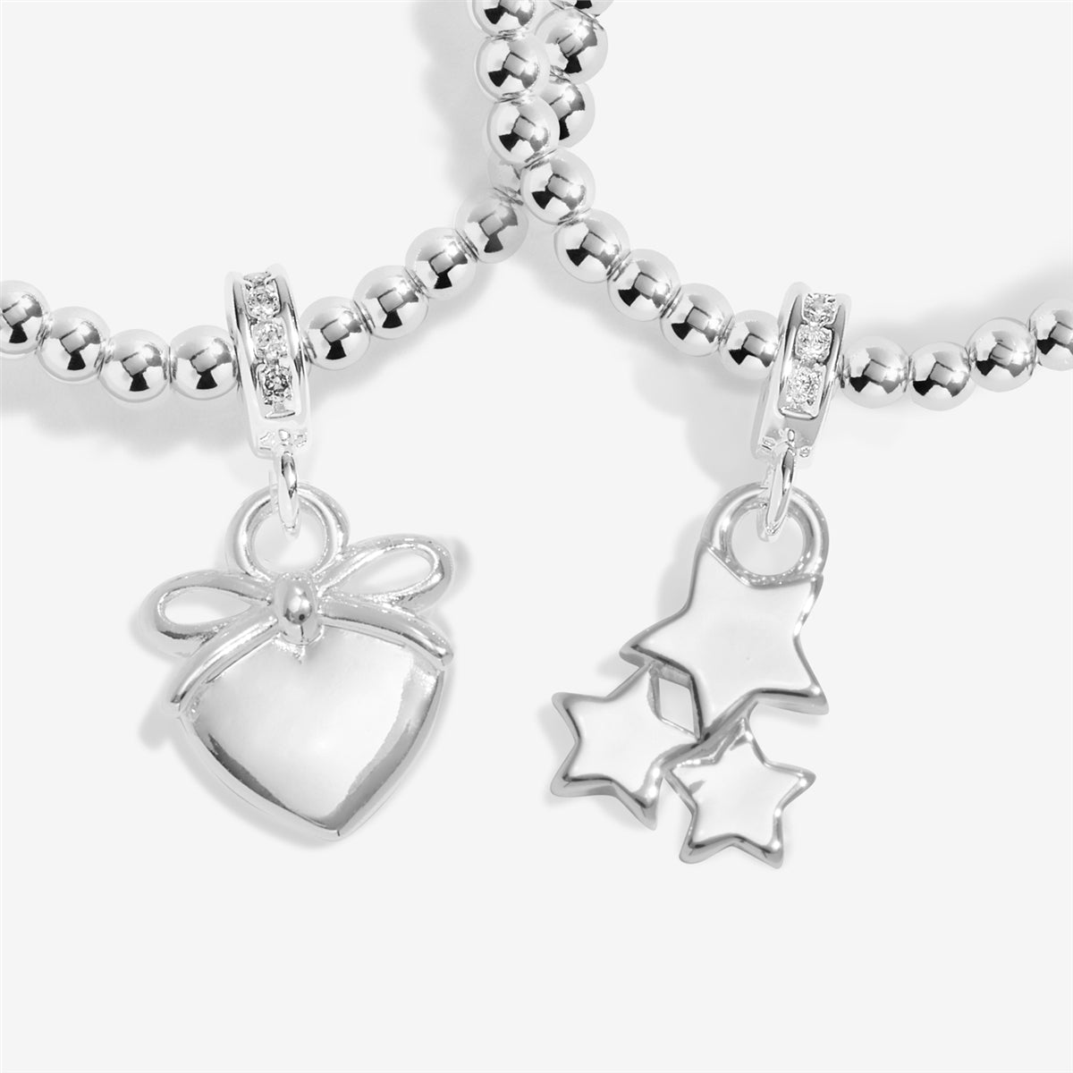 Joma Boxed Infinity Merry Christmas Set of 2 Bracelets